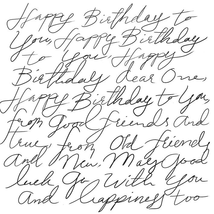 Kort - Happy Birthday sångtext