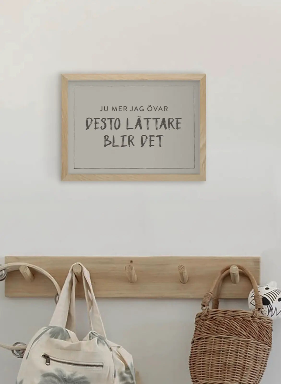 Ju mer jag övar, desto lättare blir det