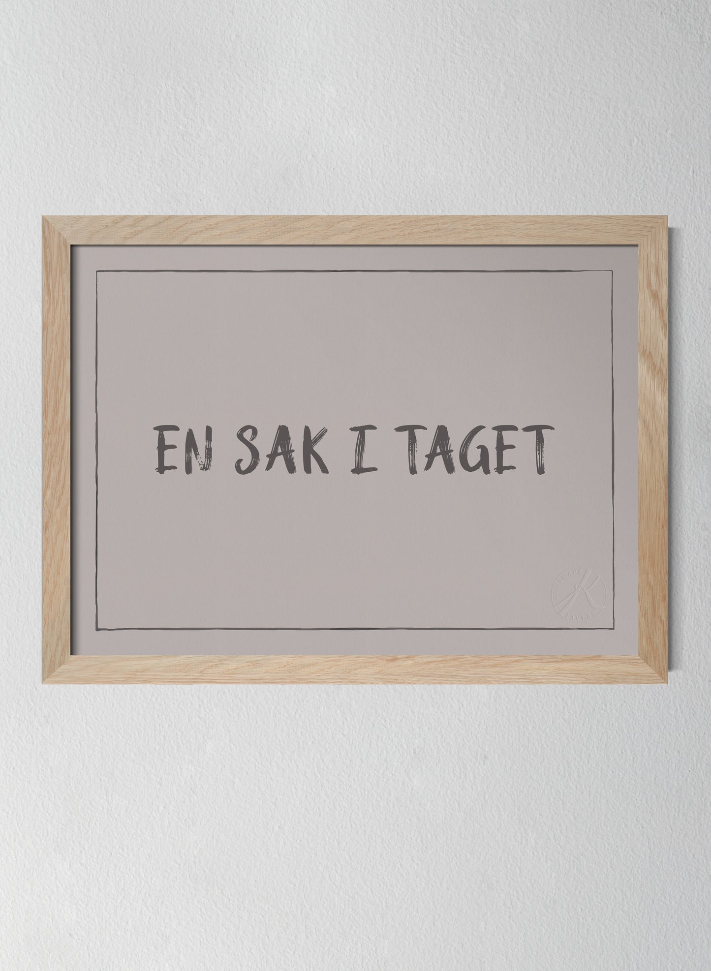 En sak i taget