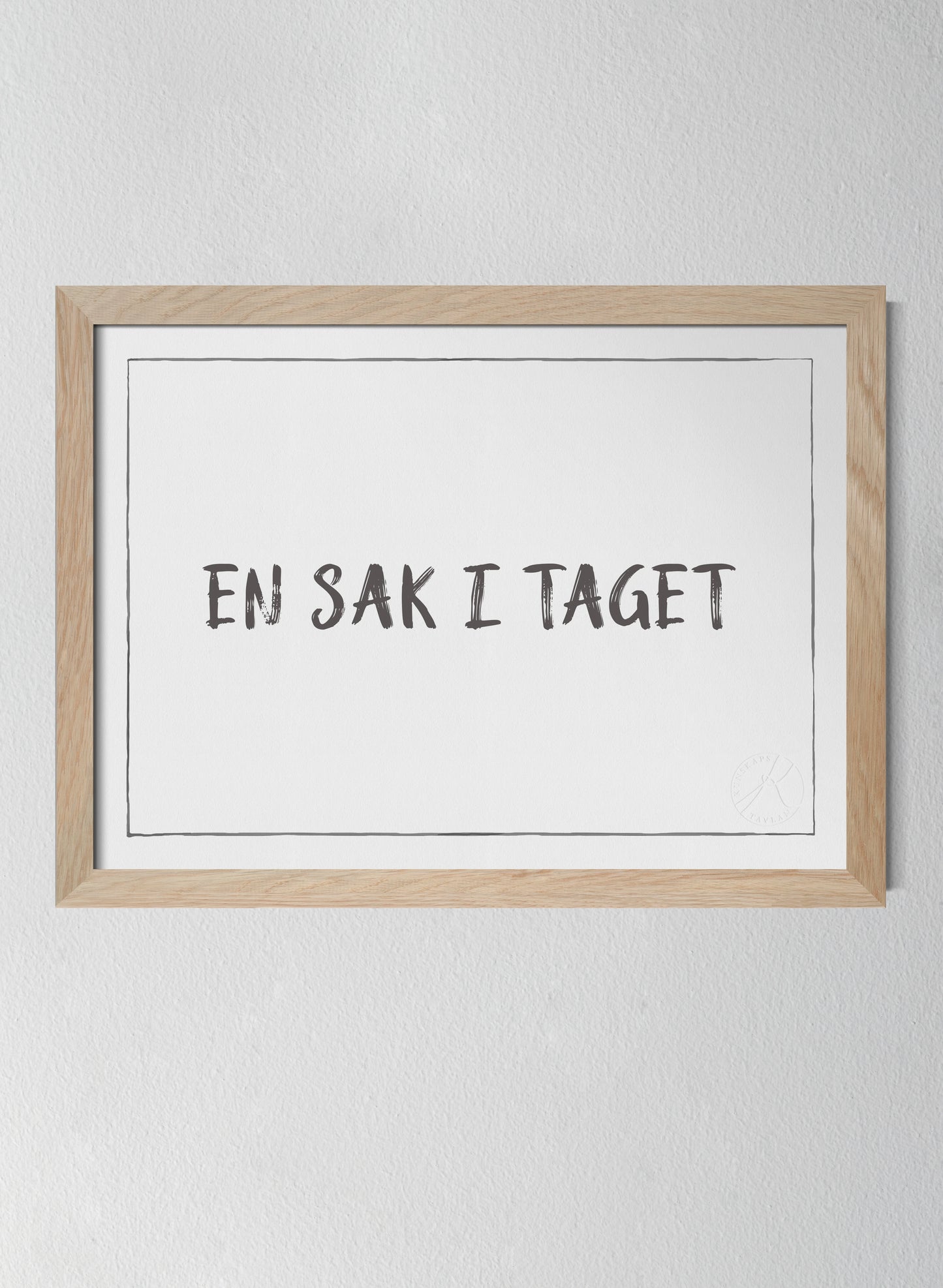 En sak i taget