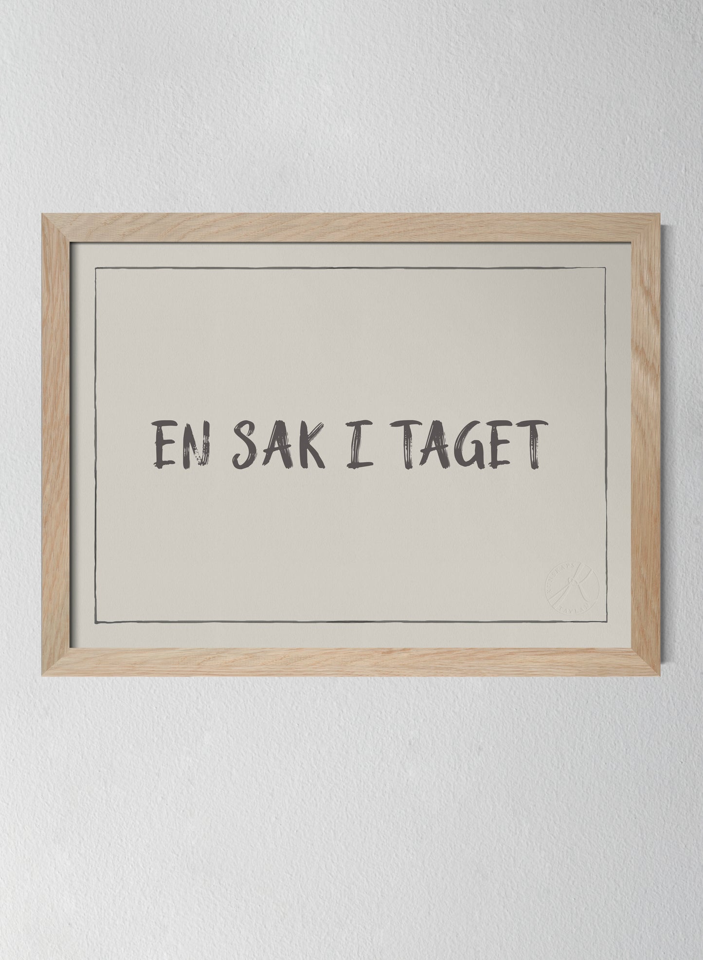 En sak i taget