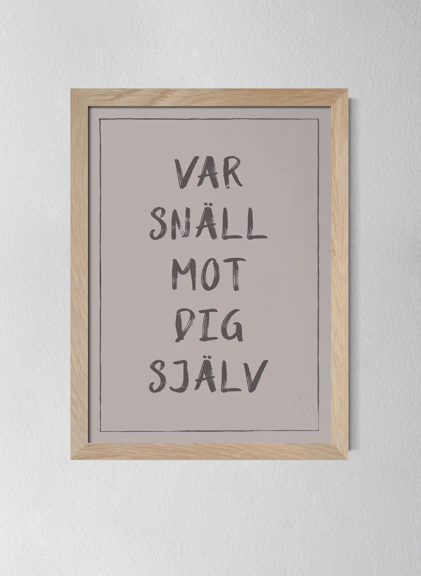 Var snäll mot dig själv
