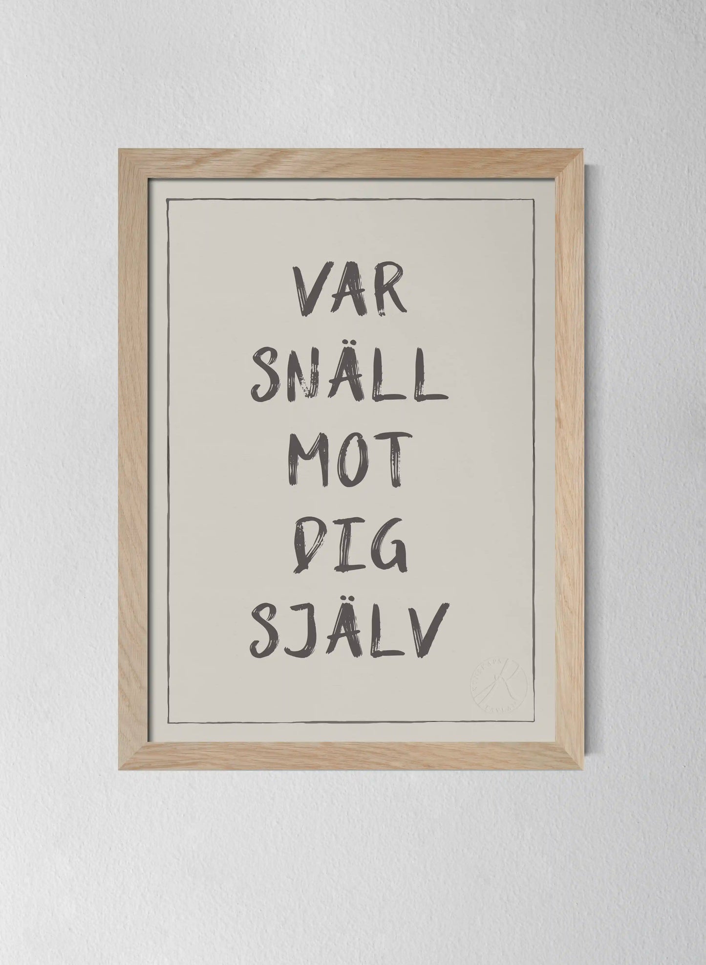 Var snäll mot dig själv