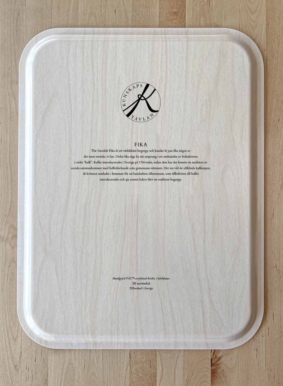 Bricka Fika - 43x33 cm