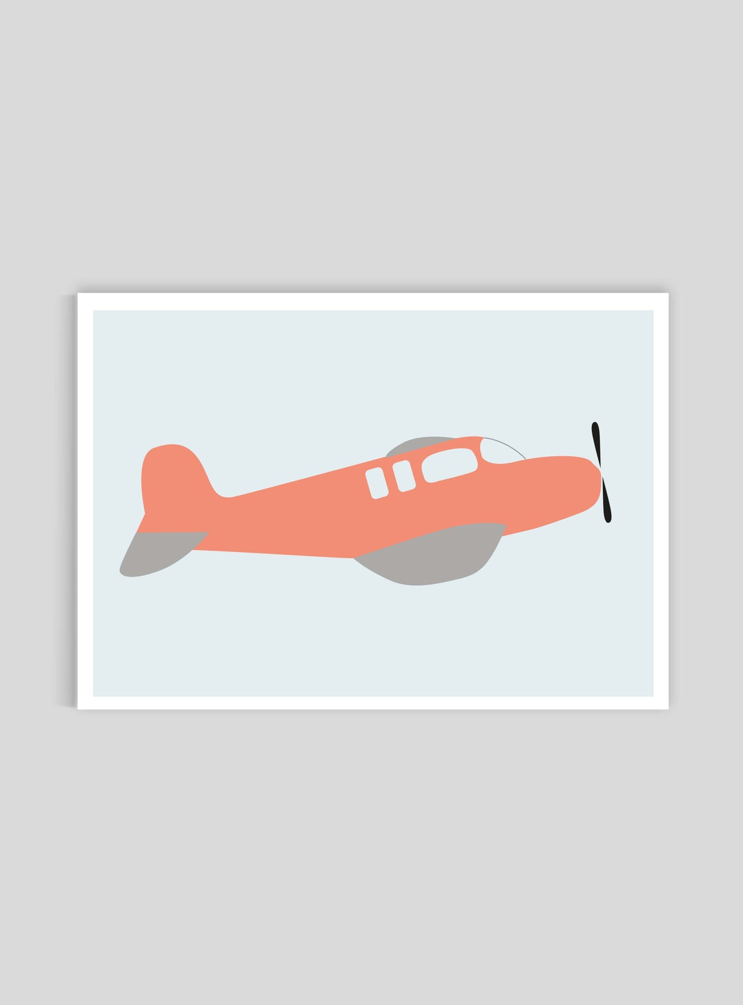 Flygplan - Mini print A5 - Kunskapstavlan