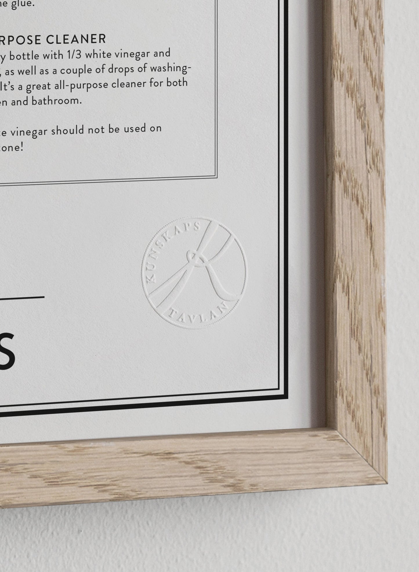 Household tips - på engelska