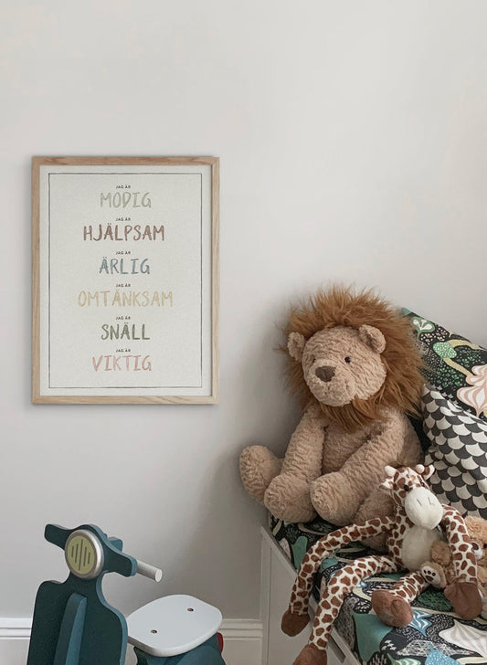 Jag är - Dusty pastel