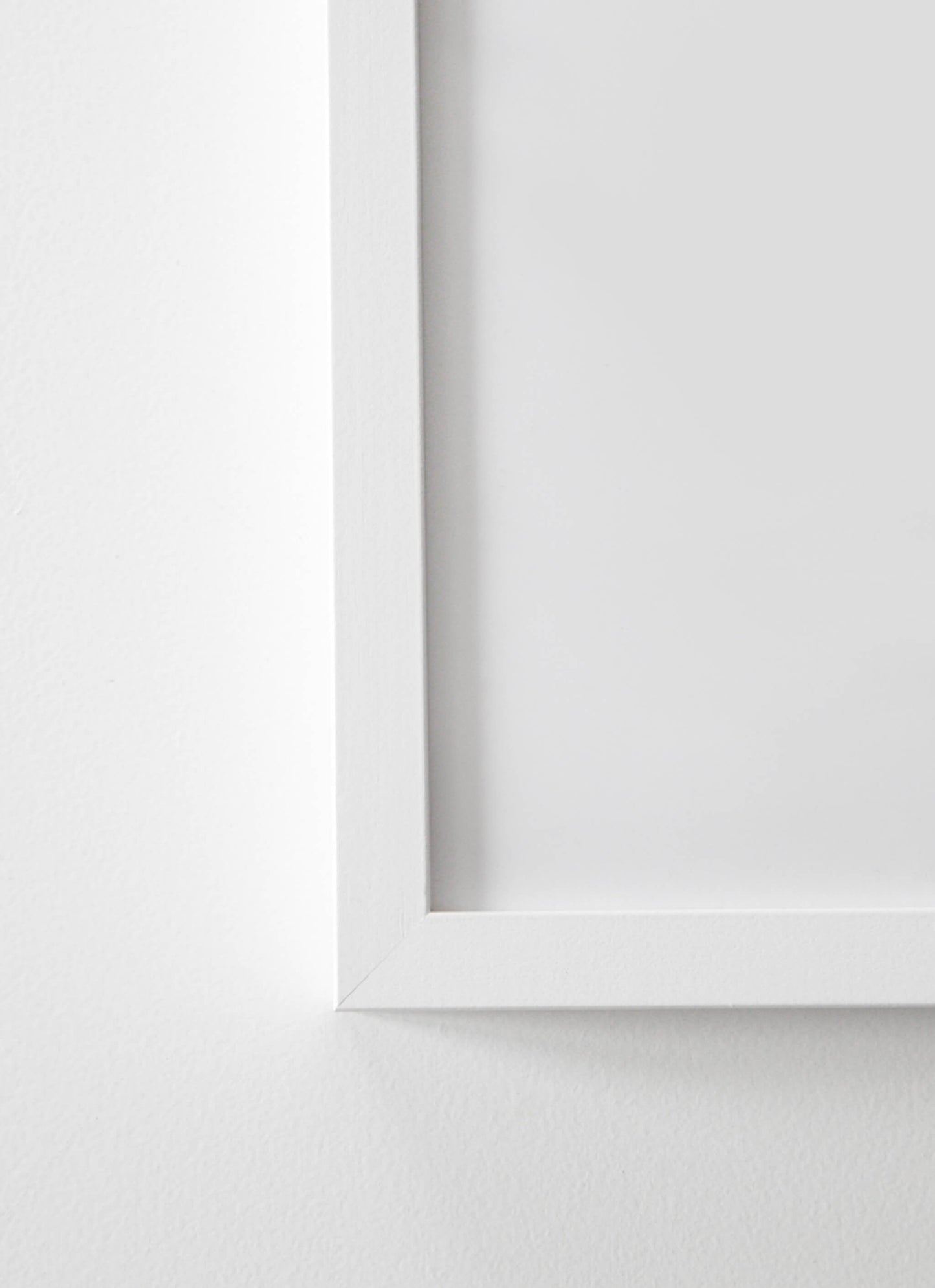 Klassisk vit träram - 50 x 70 cm