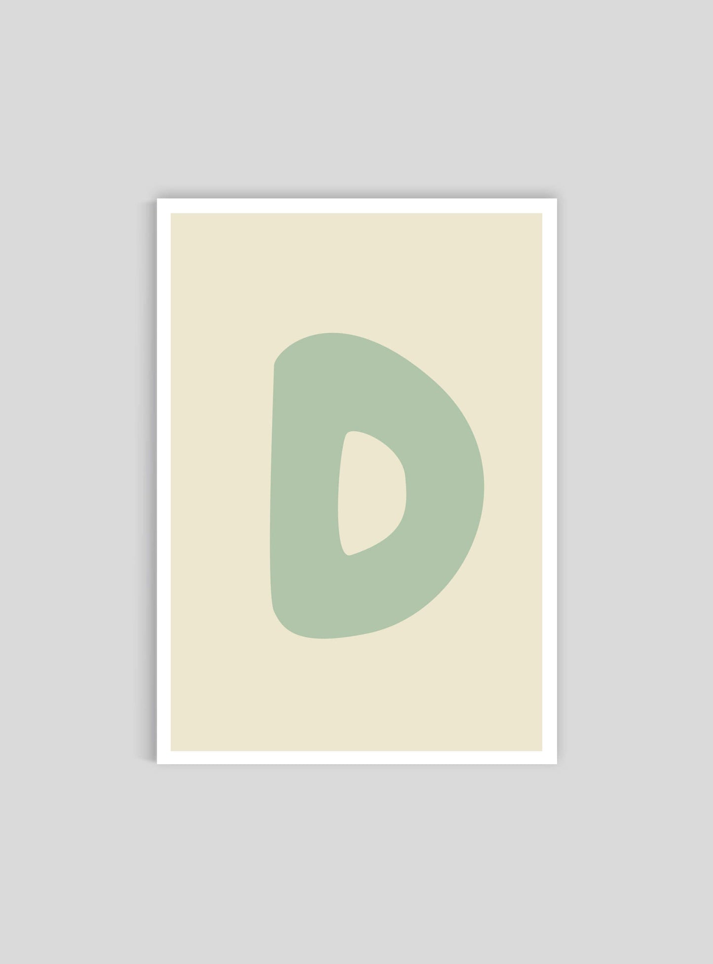 Bokstaven D - Mini print A5 - Kunskapstavlan
