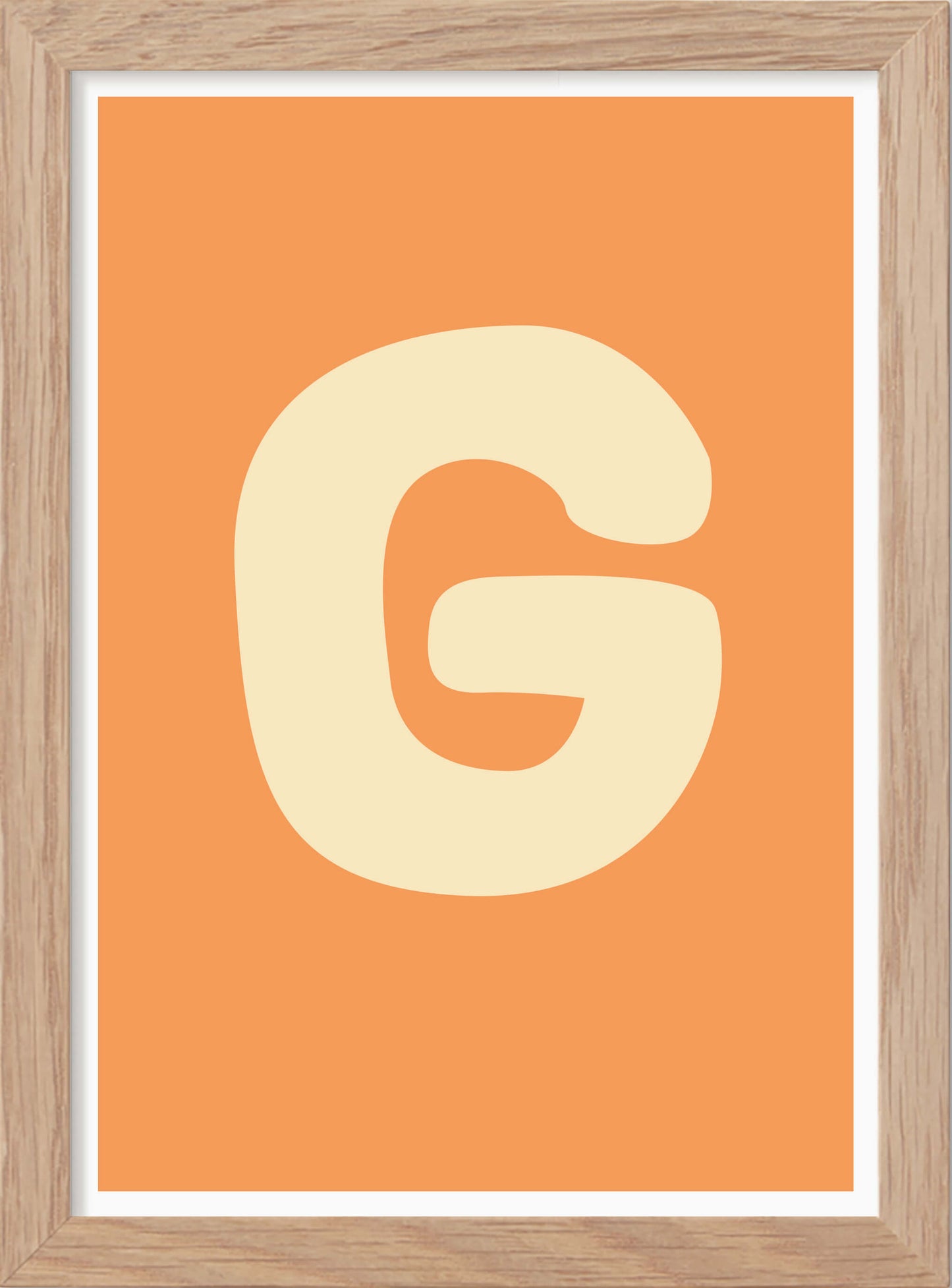 Bokstaven G - Mini print A5 - Kunskapstavlan