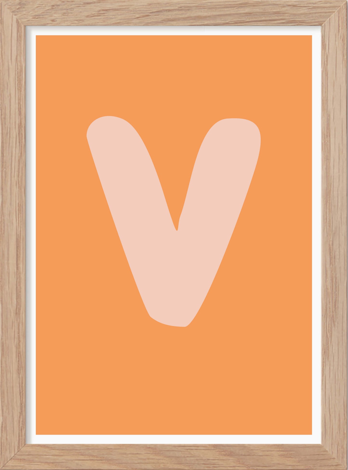 Bokstaven V - Mini print A5 - Kunskapstavlan