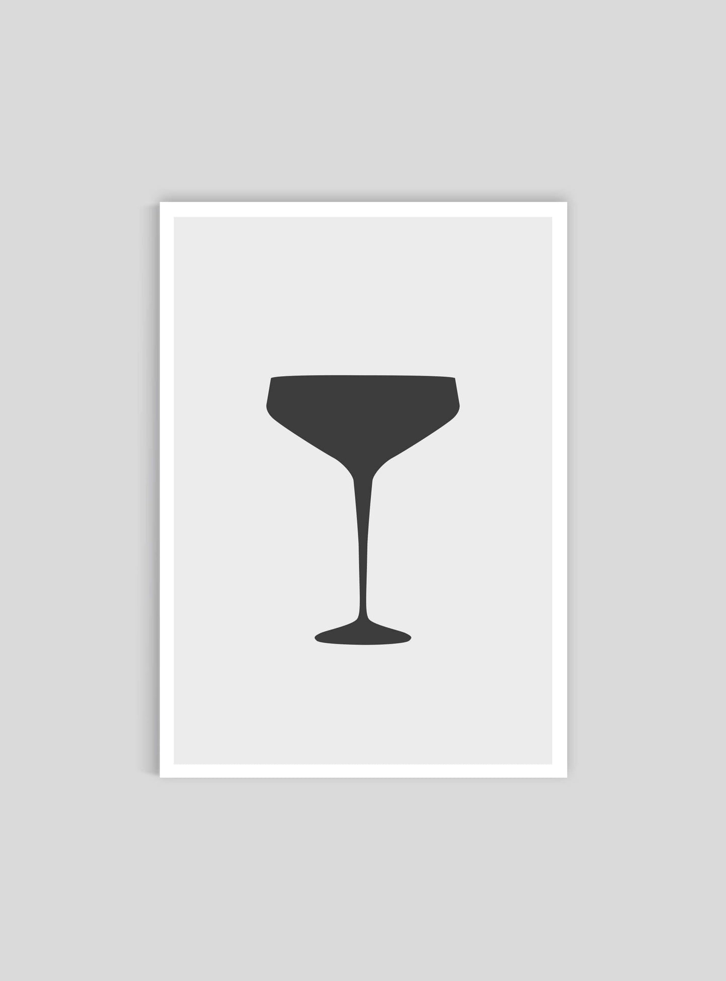 Champagnekupa - Mini print A5 - Kunskapstavlan