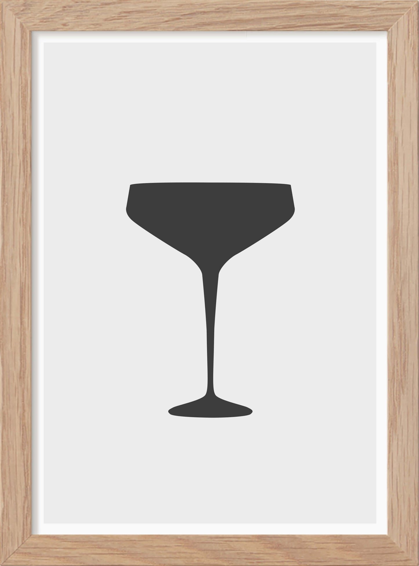 Champagnekupa - Mini print A5 - Kunskapstavlan