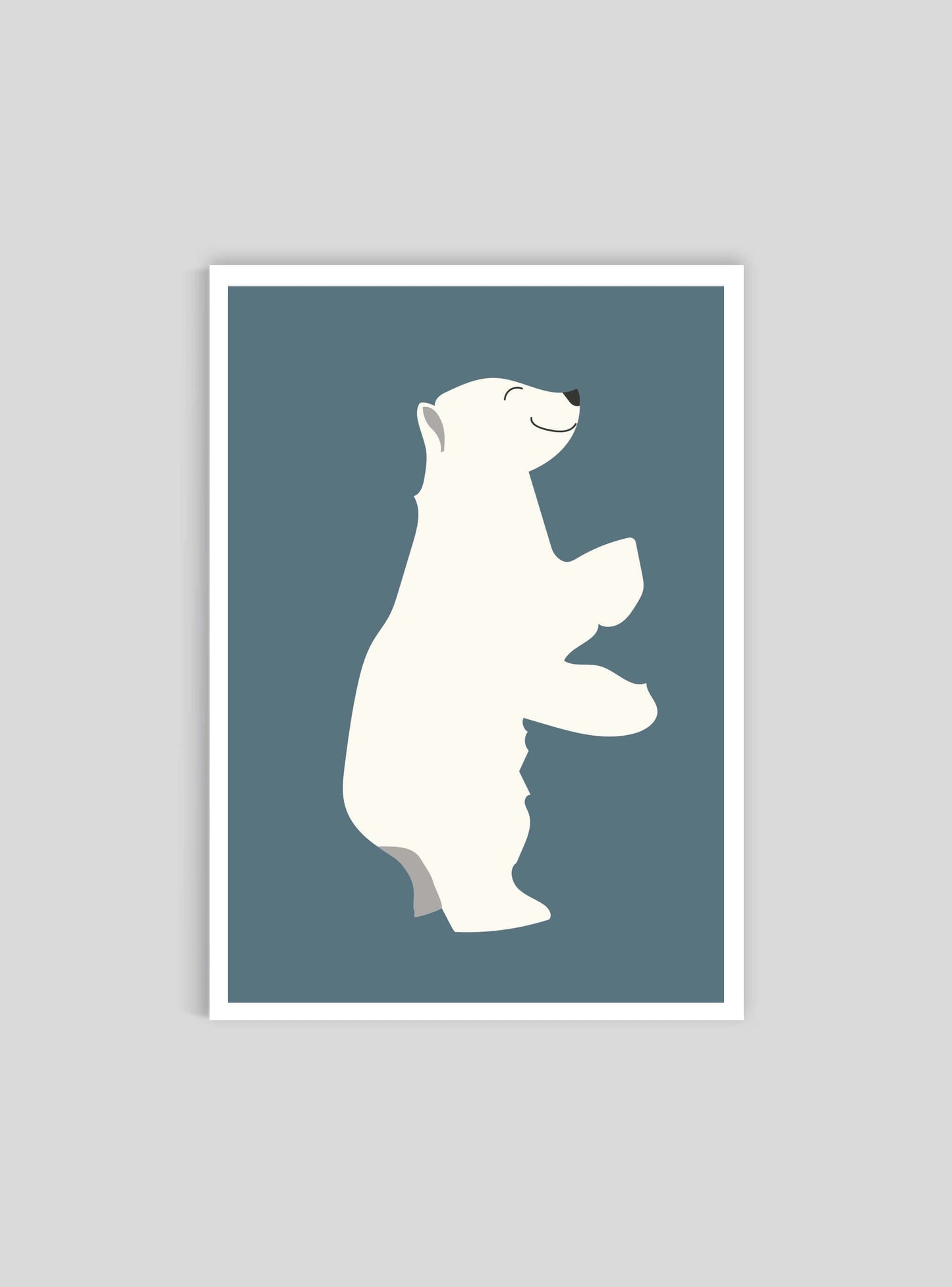 Isbjörn - Mini print A5 - Kunskapstavlan