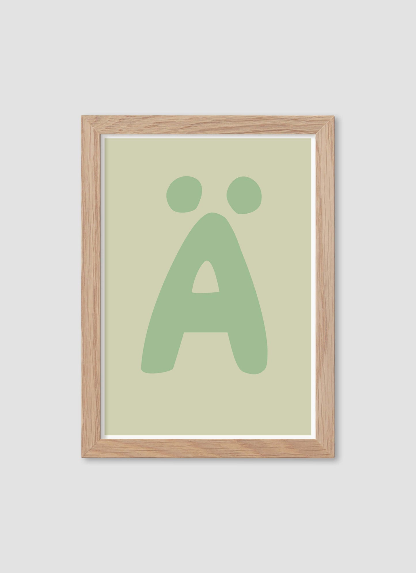 Bokstaven Ä - Mini print A5 - Kunskapstavlan