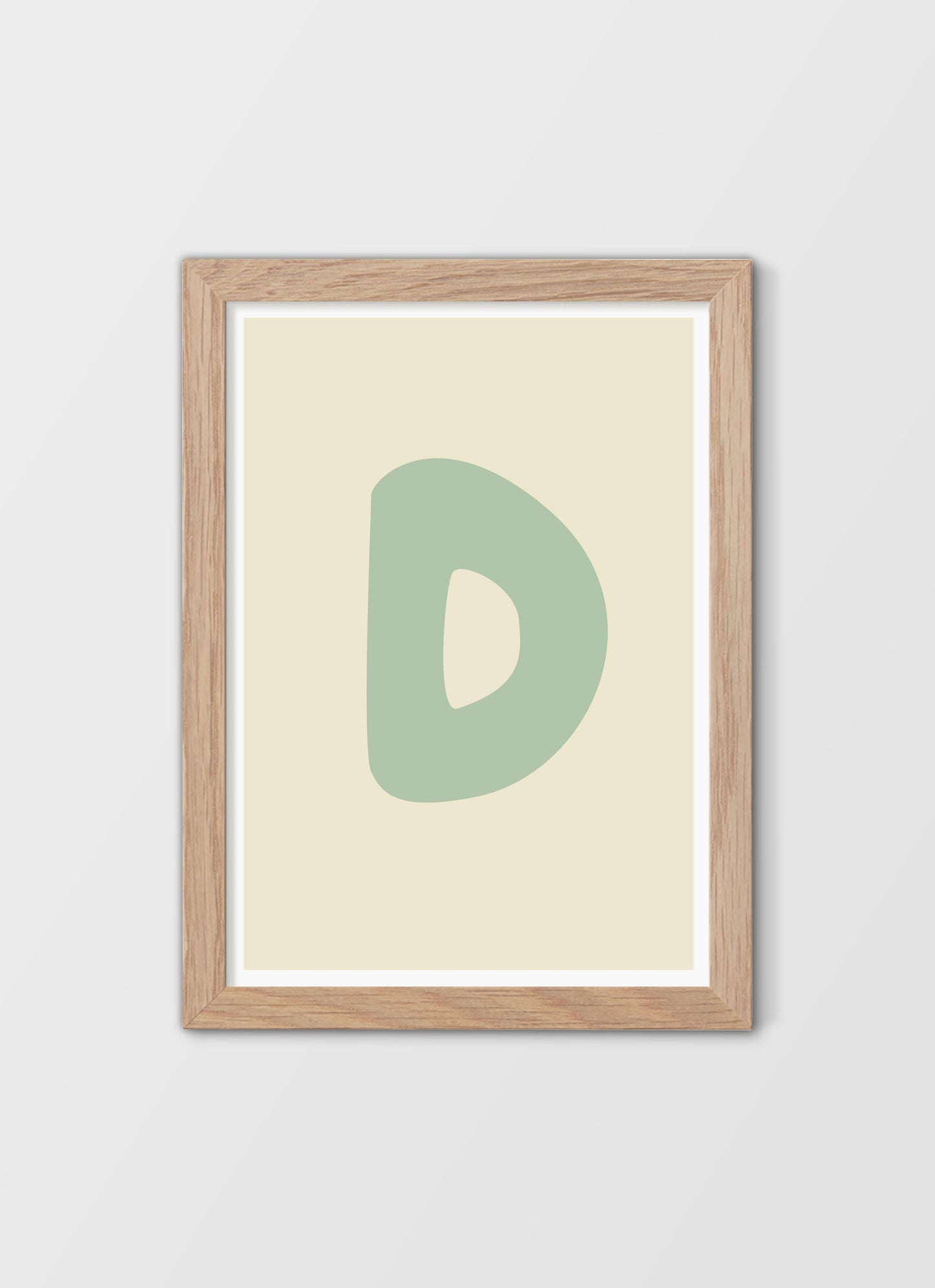 Bokstaven D - Mini print A5 - Kunskapstavlan
