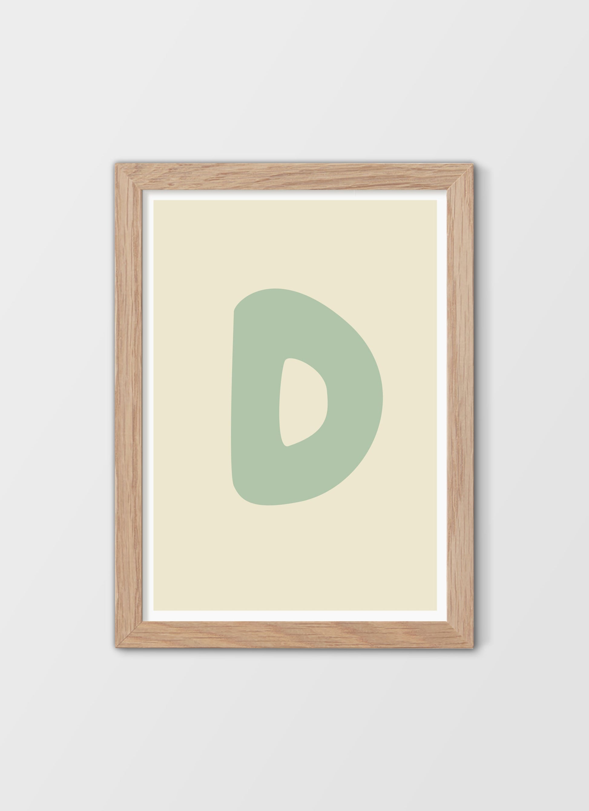 Bokstaven D - Mini print A5 - Kunskapstavlan