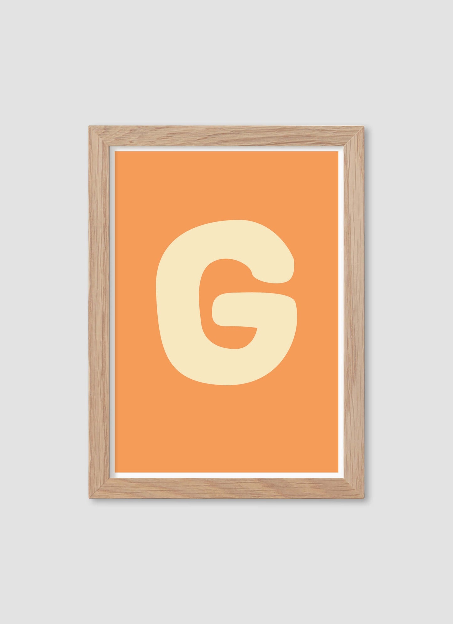 Bokstaven G - Mini print A5 - Kunskapstavlan