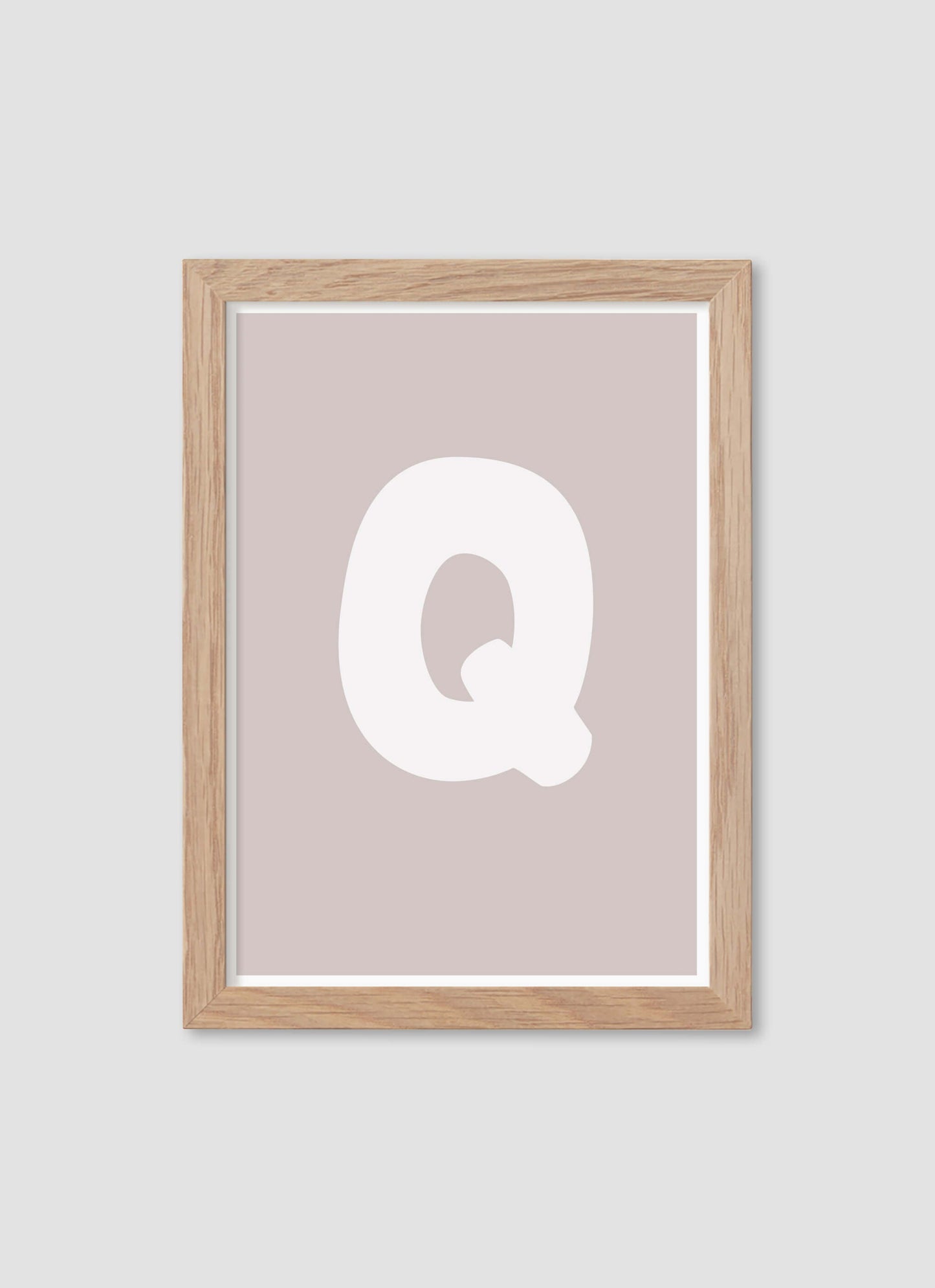 Bokstaven Q - Mini print A5 - Kunskapstavlan