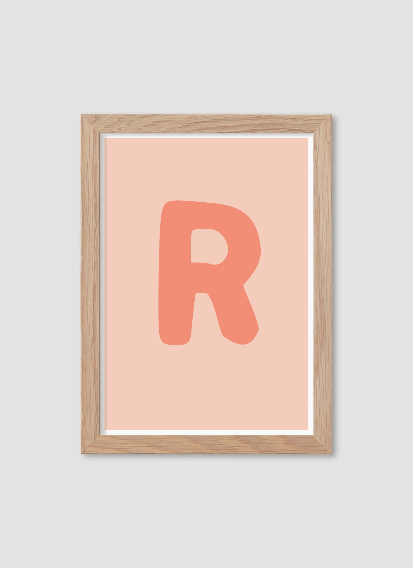 Bokstaven R - Mini print A5 - Kunskapstavlan