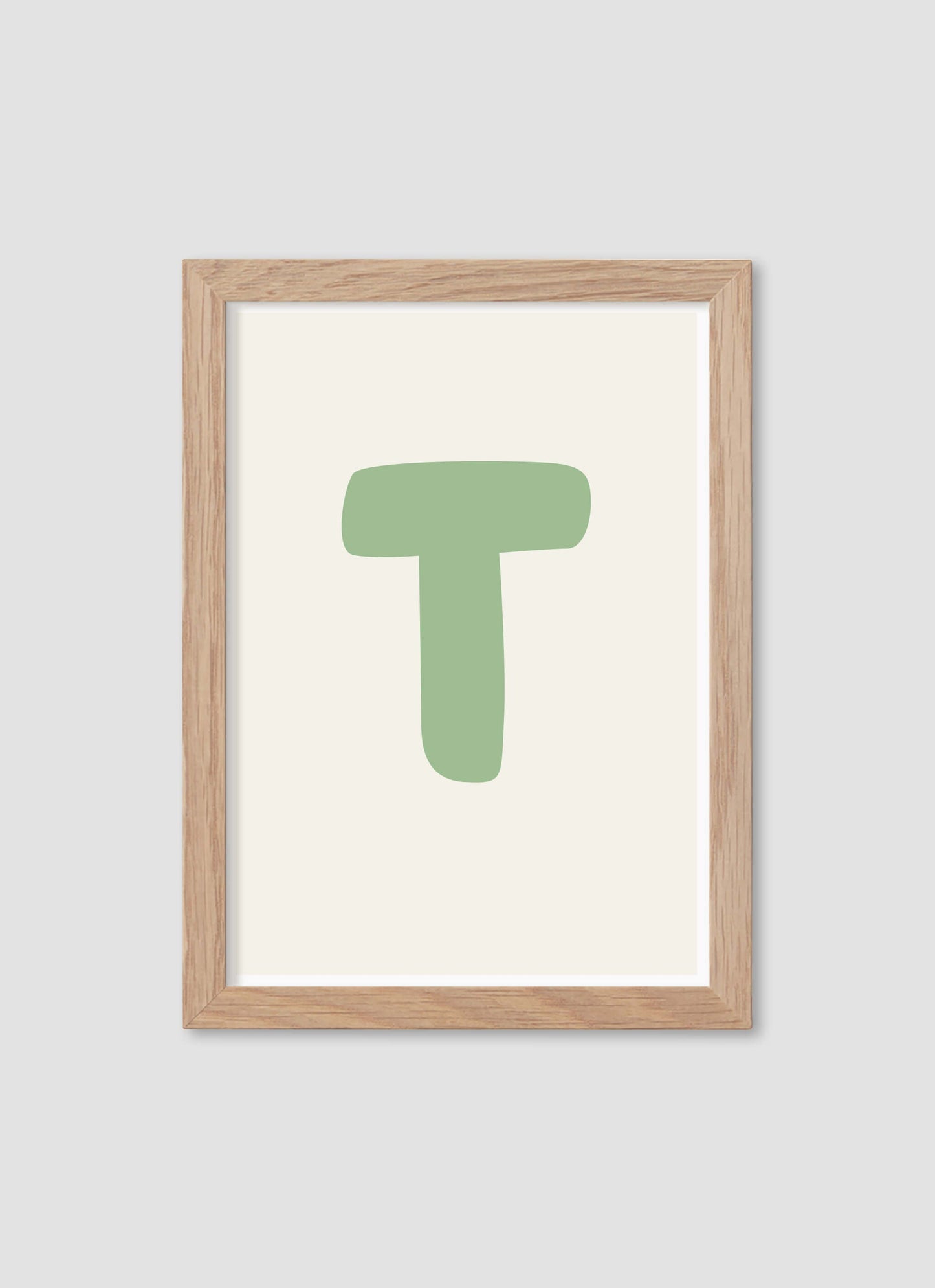 Bokstaven T - Mini print A5 - Kunskapstavlan