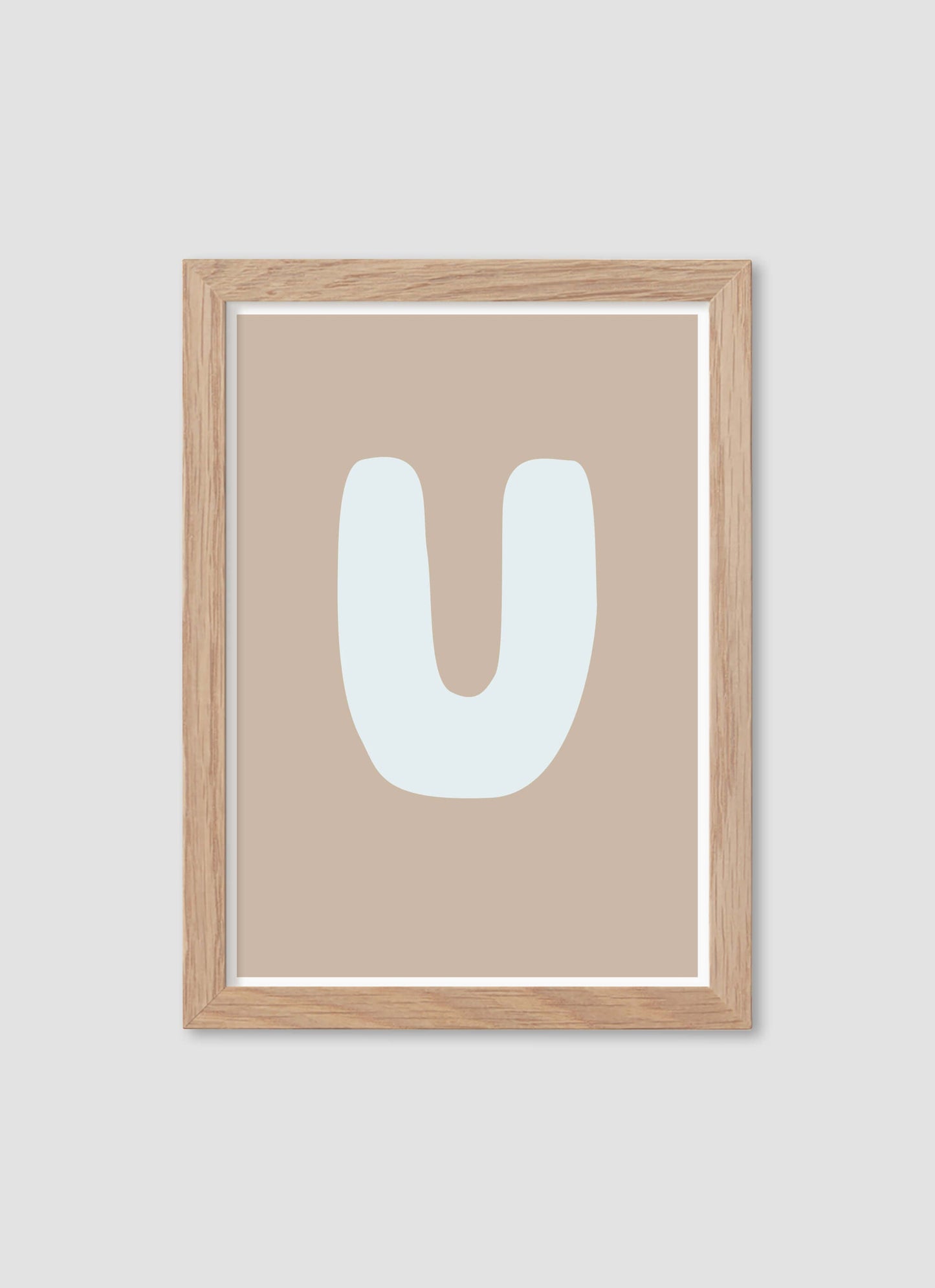 Bokstaven U - Mini print A5 - Kunskapstavlan