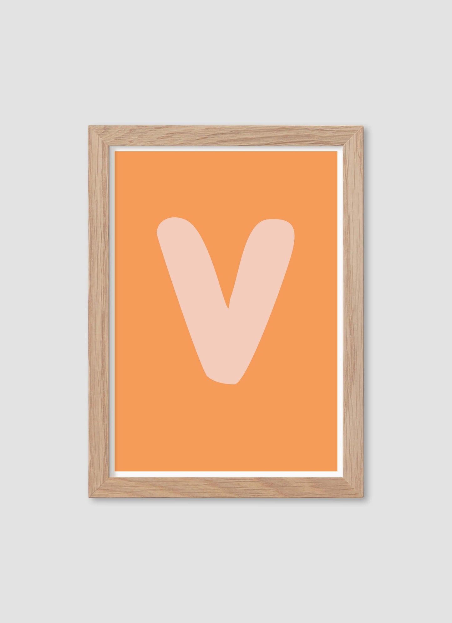 Bokstaven V - Mini print A5 - Kunskapstavlan