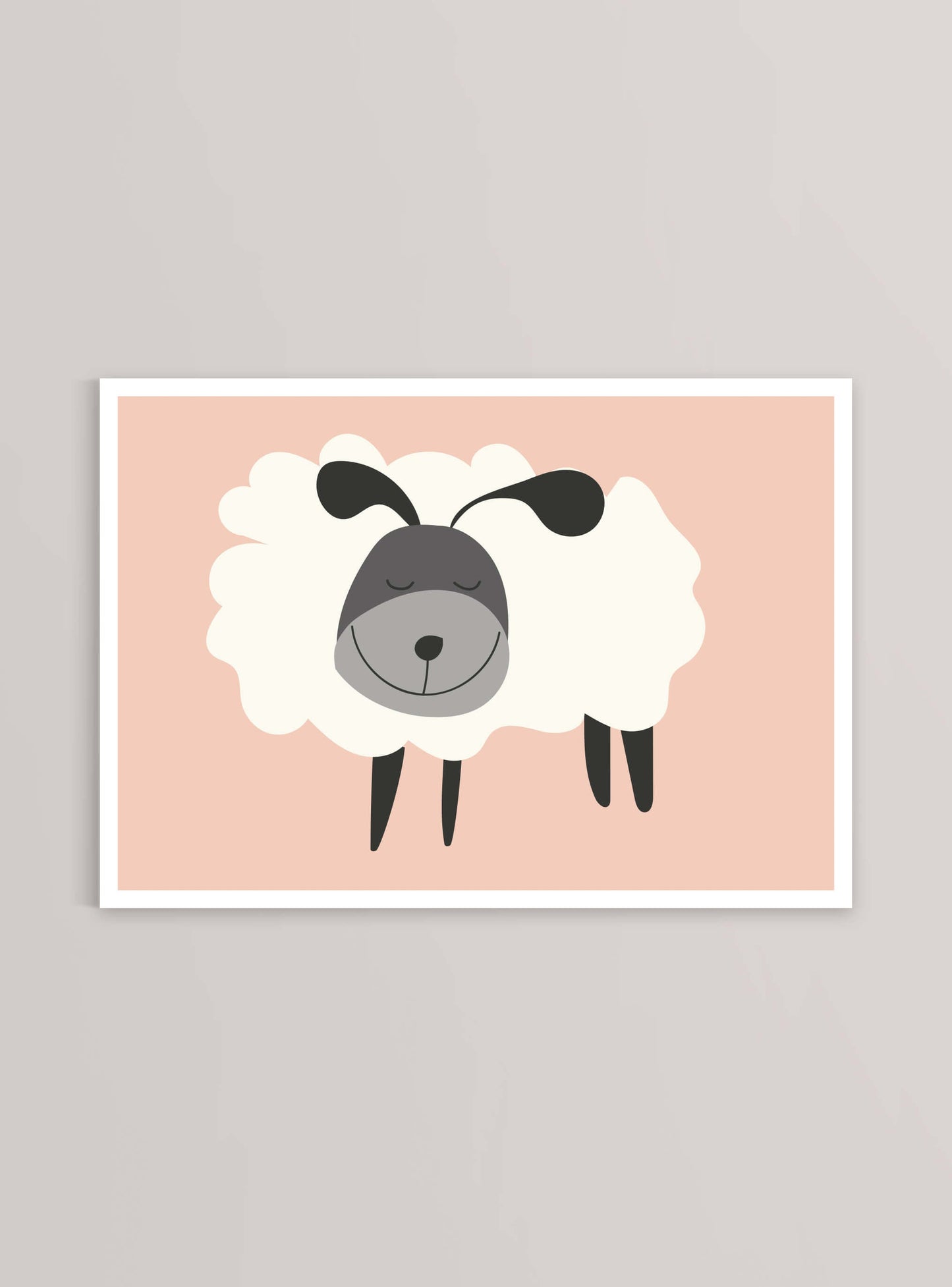 Lamm - Mini print A5 - Kunskapstavlan