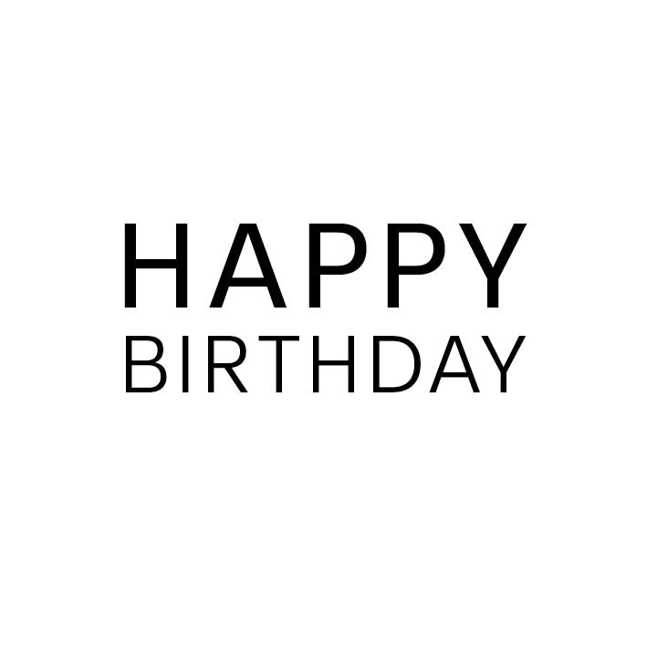 Kort - Happy Birthday