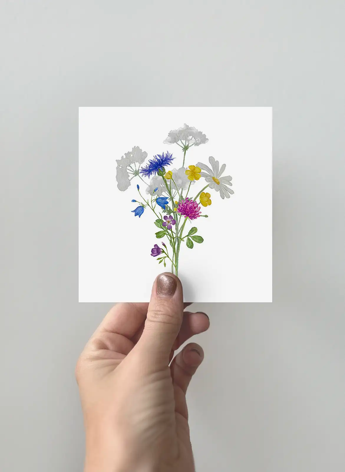 Kort - Sju sorters blommor