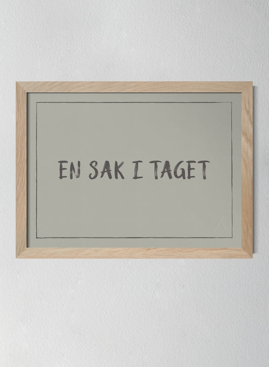 En sak i taget