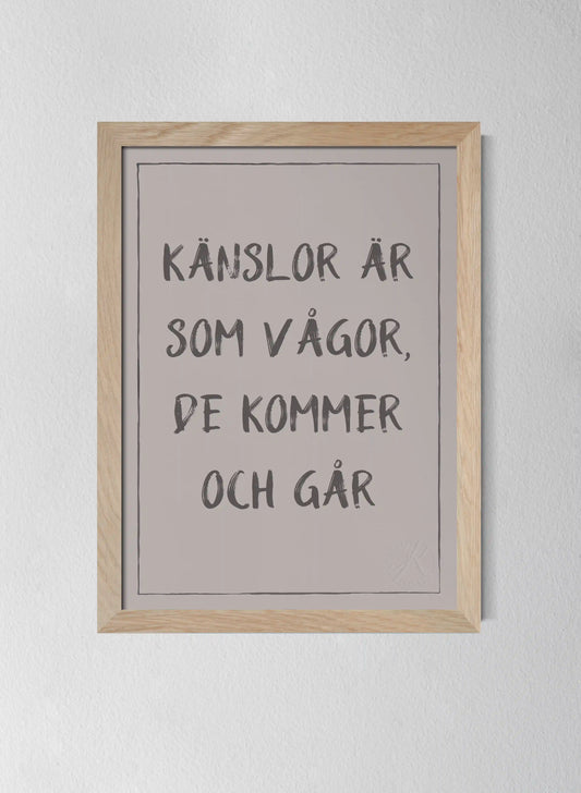 Känslor är som vågor