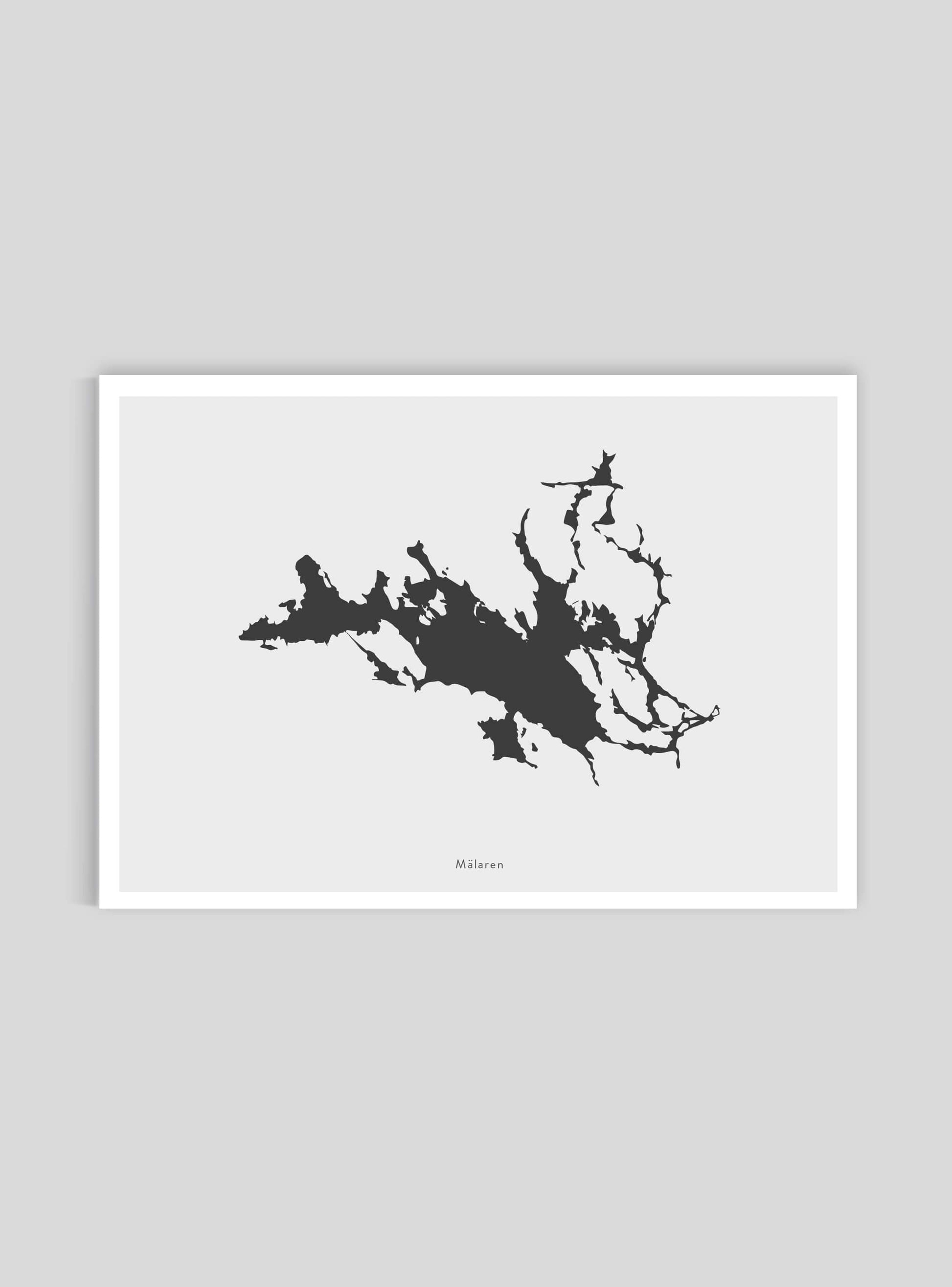 Mälaren - Mini print A5 - Kunskapstavlan