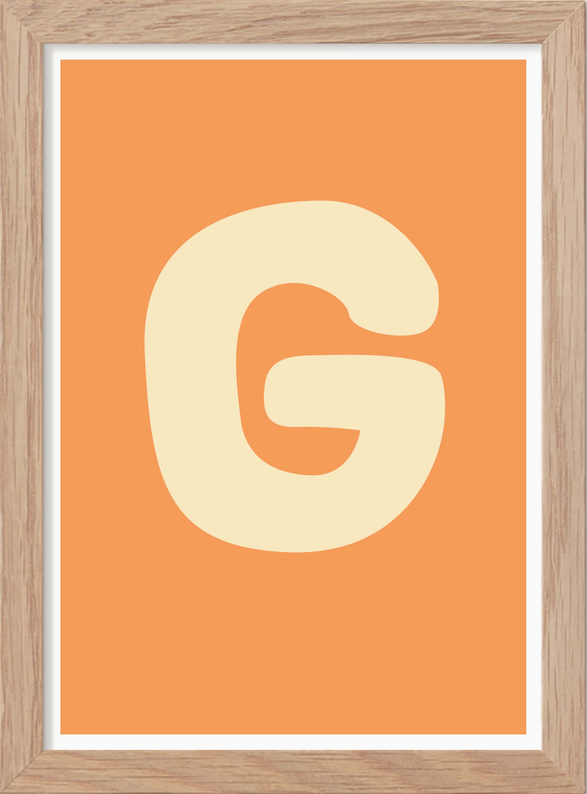 Bokstaven G - Mini print A5 - Kunskapstavlan