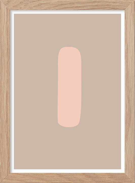 Bokstaven I - Mini print A5 - Kunskapstavlan