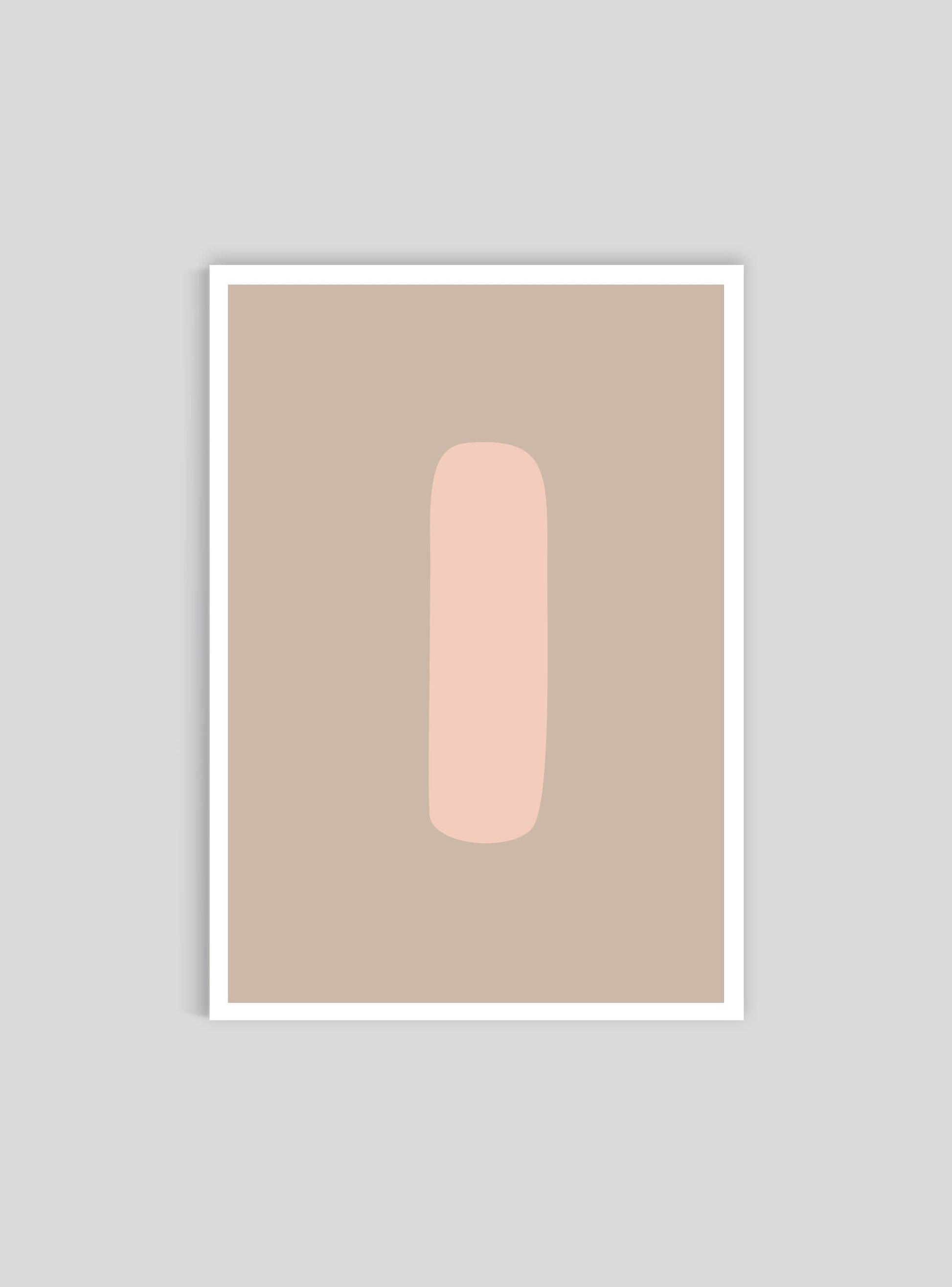 Bokstaven I - Mini print A5 - Kunskapstavlan
