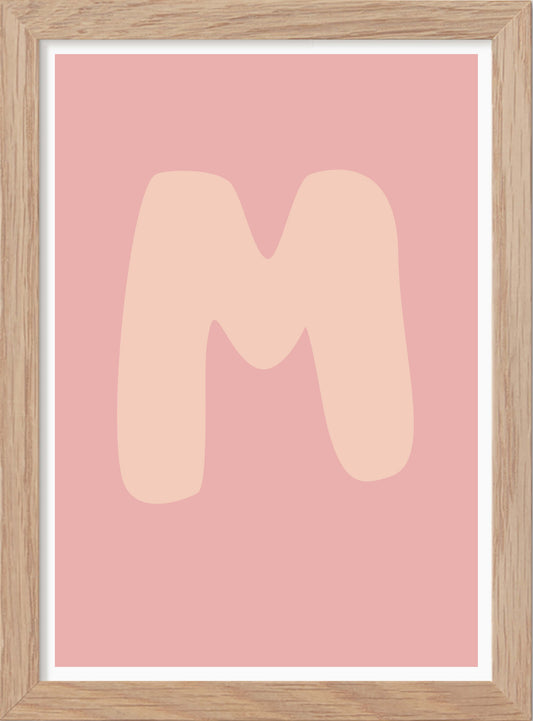 Bokstaven M - Mini print A5 - Kunskapstavlan