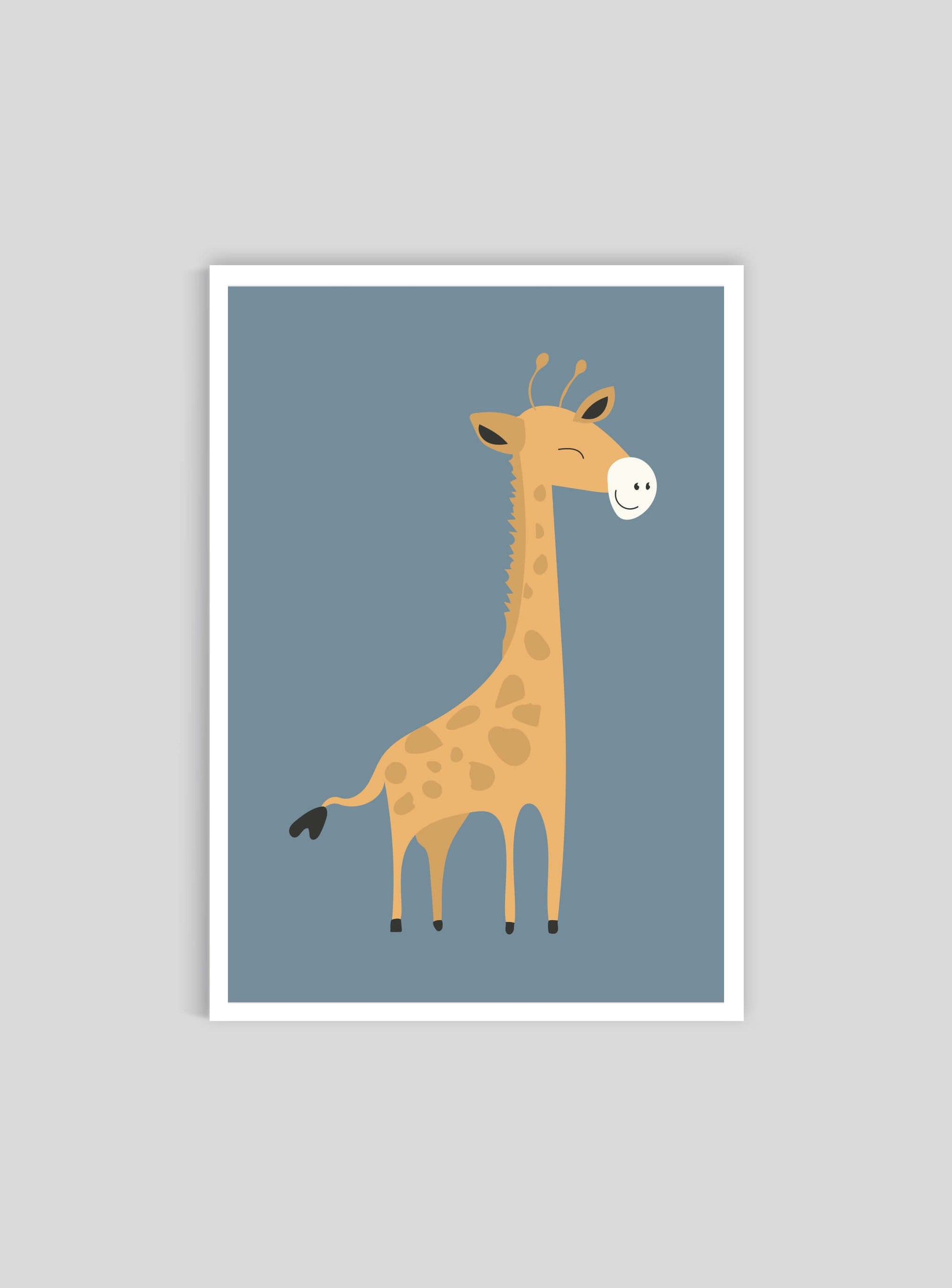 Giraff - Mini print A5 - Kunskapstavlan