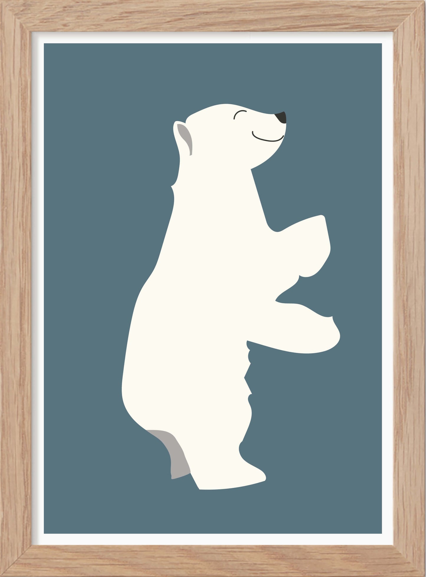 Isbjörn - Mini print A5 - Kunskapstavlan