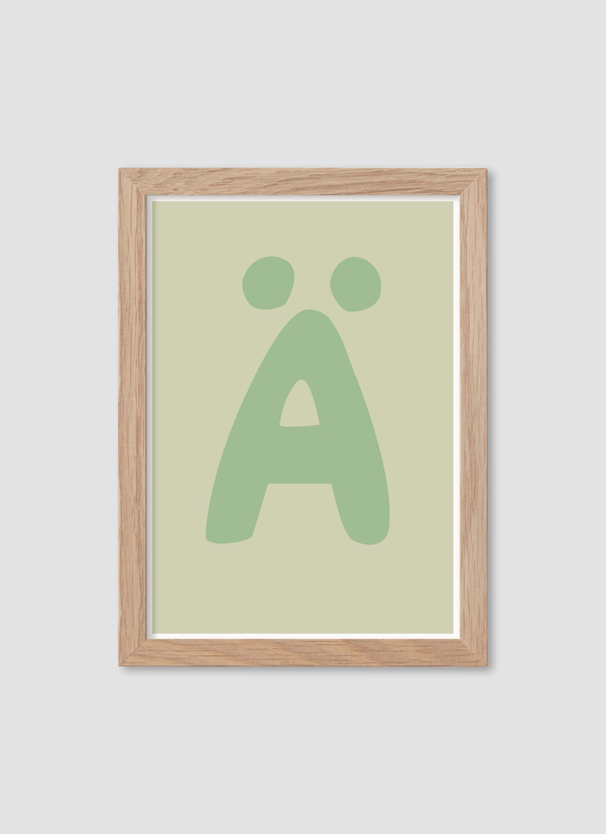 Bokstaven Ä - Mini print A5 - Kunskapstavlan