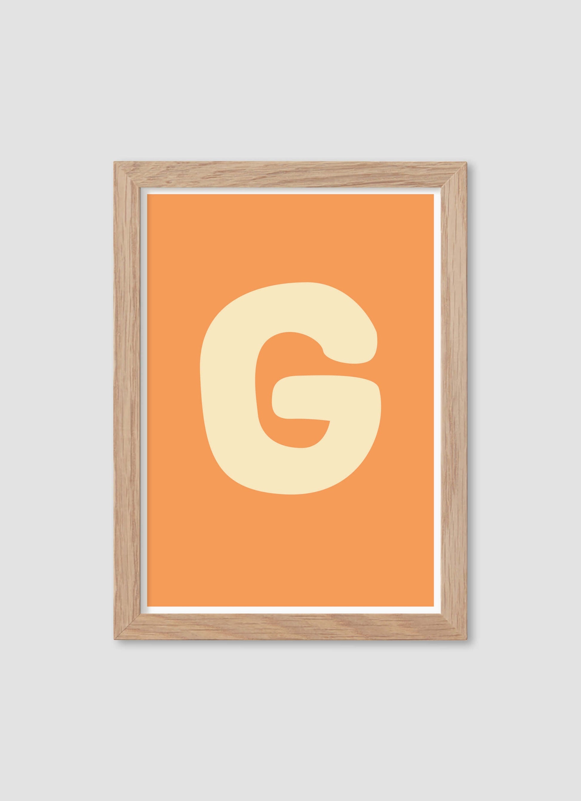 Bokstaven G - Mini print A5 - Kunskapstavlan