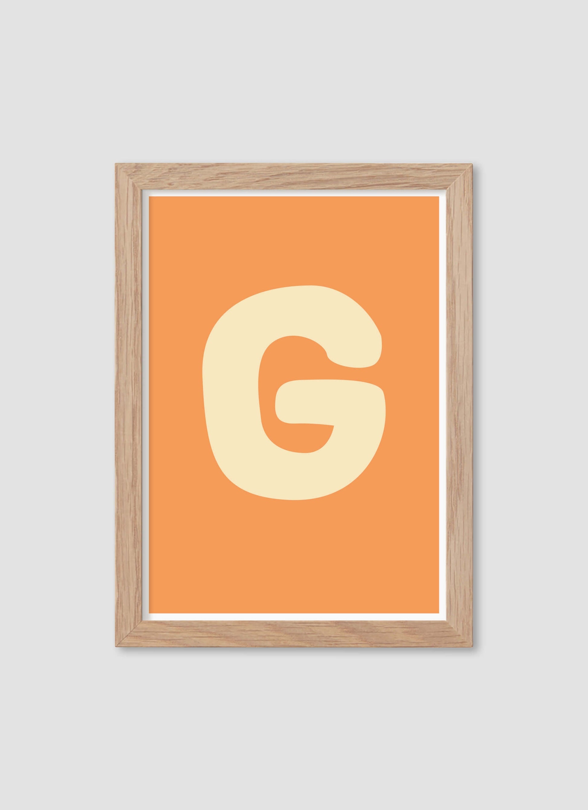 Bokstaven G - Mini print A5 - Kunskapstavlan