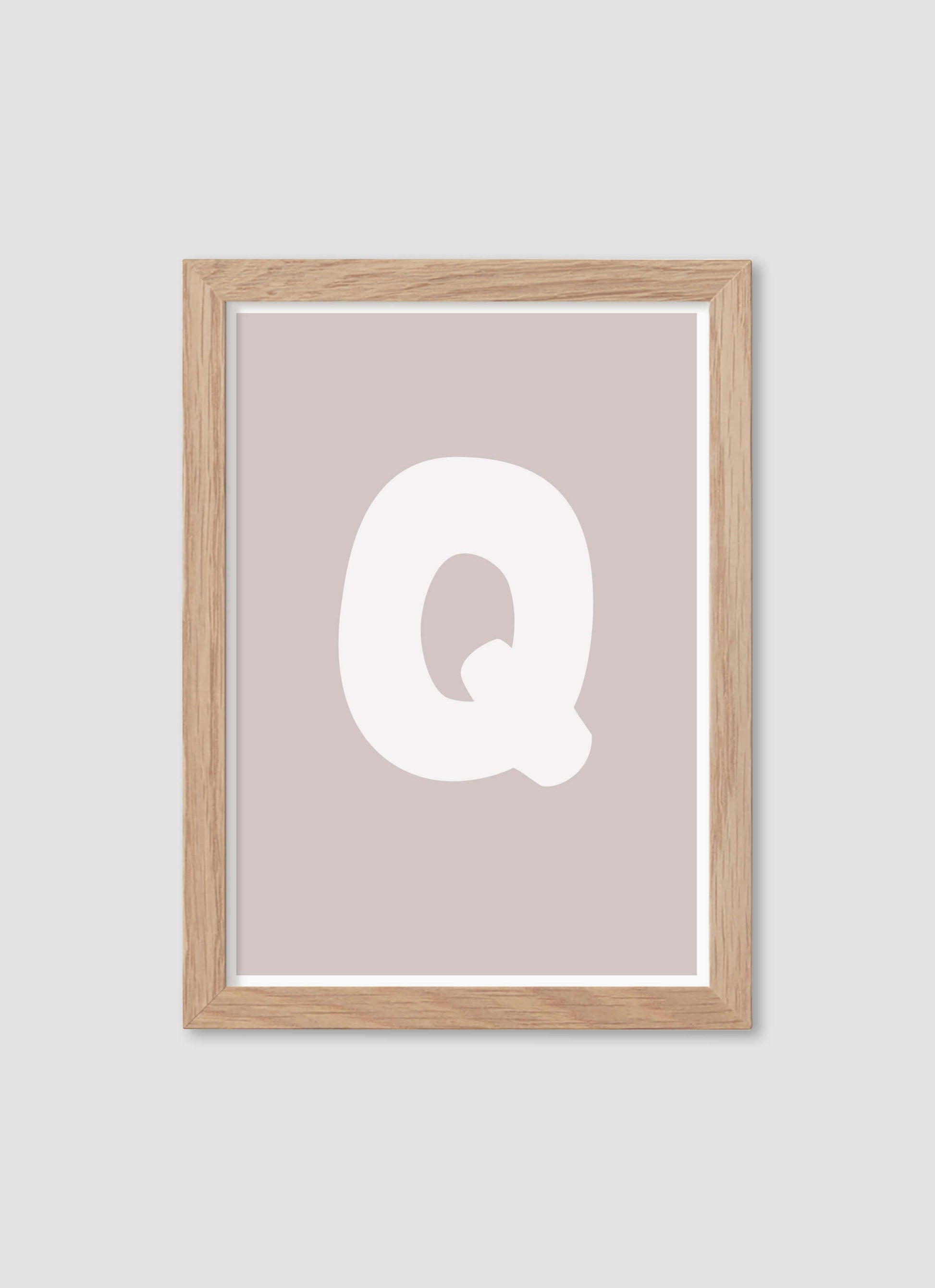 Bokstaven Q - Mini print A5 - Kunskapstavlan
