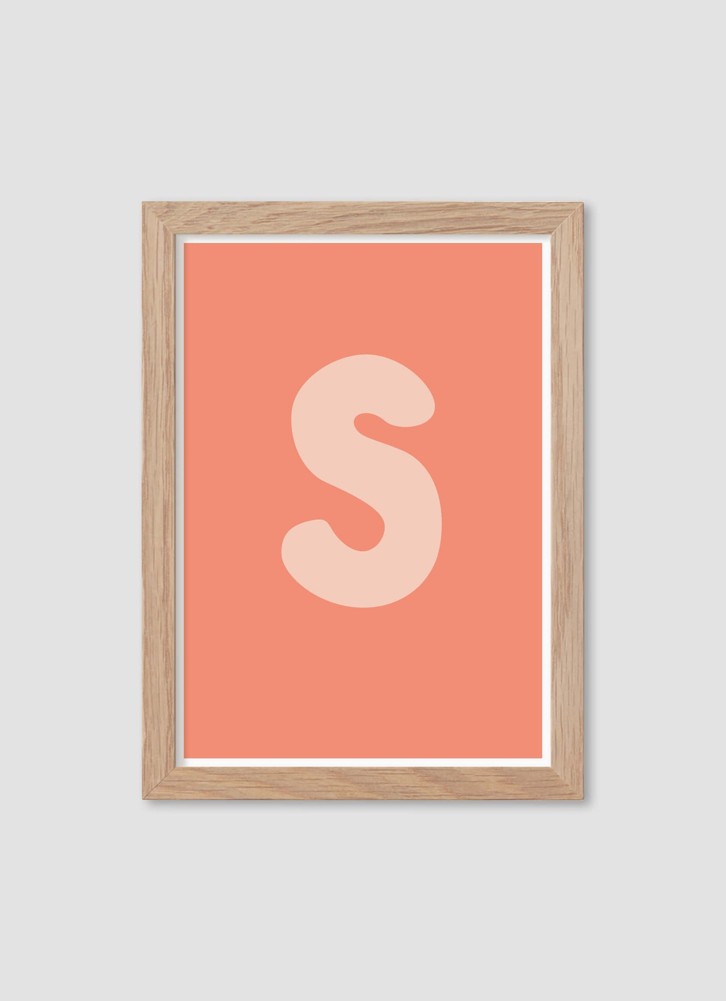Bokstaven S - Mini print A5 - Kunskapstavlan