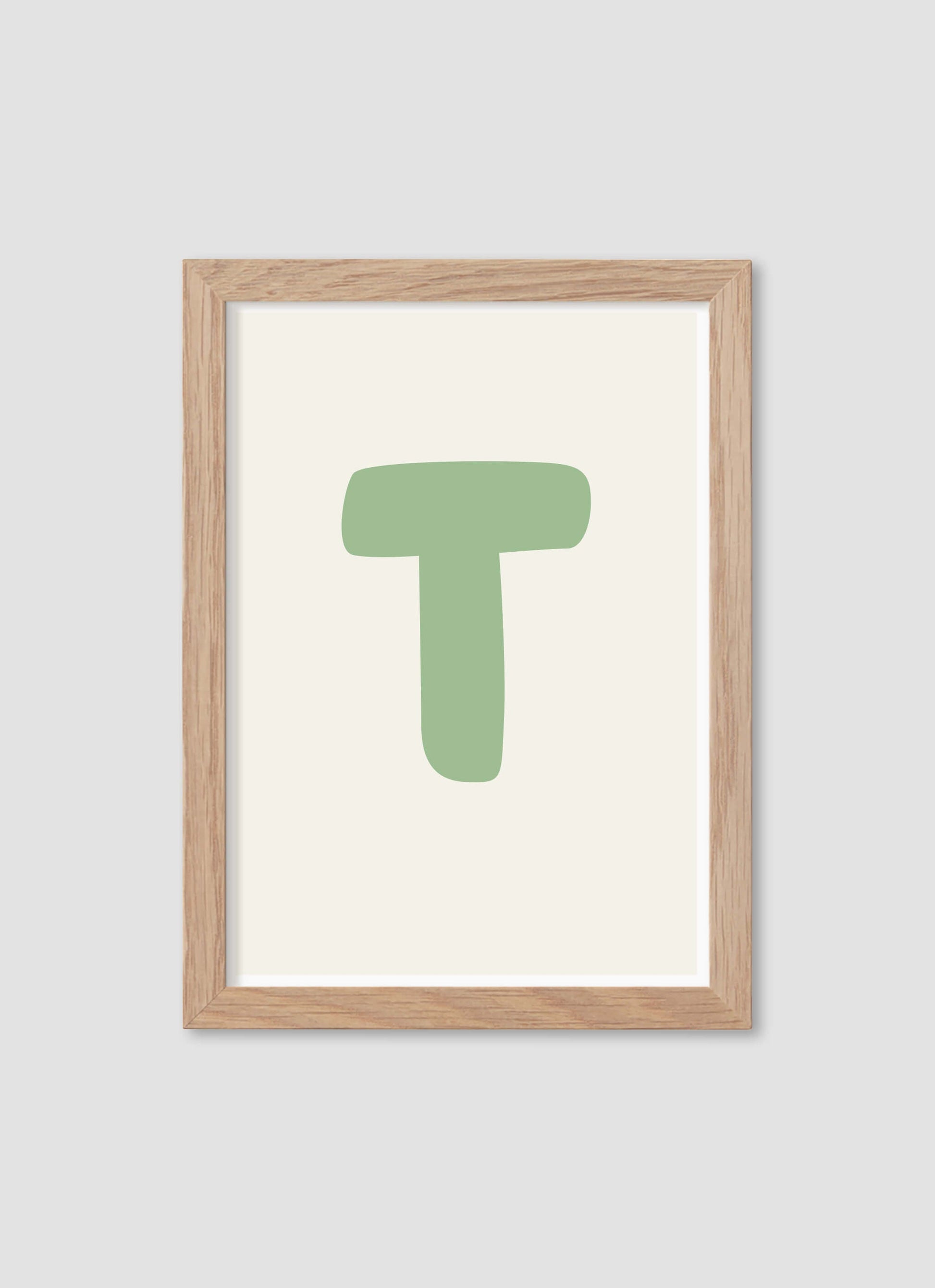 Bokstaven T - Mini print A5 - Kunskapstavlan