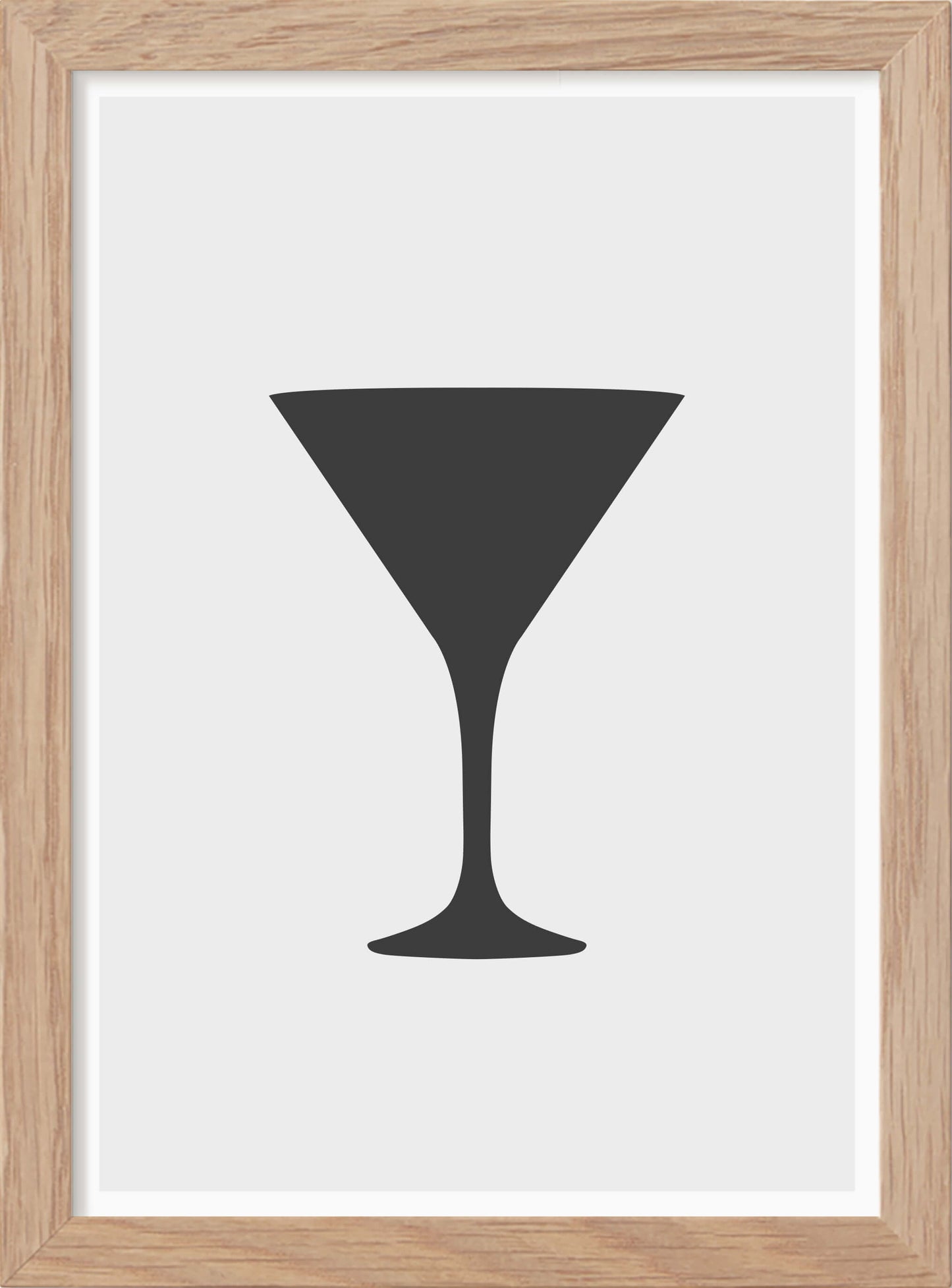 Martiniglas - Mini print A5 - Kunskapstavlan