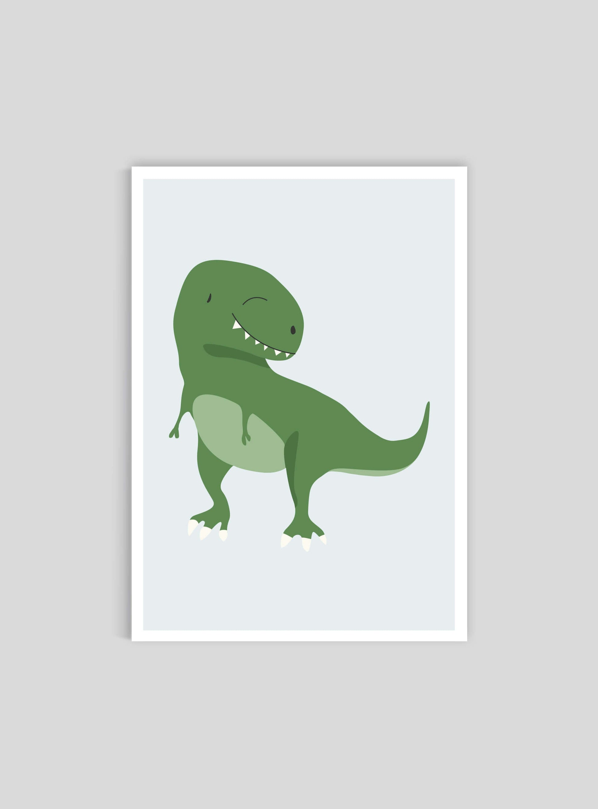 Dinosaurie Tyrannosaurus Rex - Mini print A5 - Kunskapstavlan