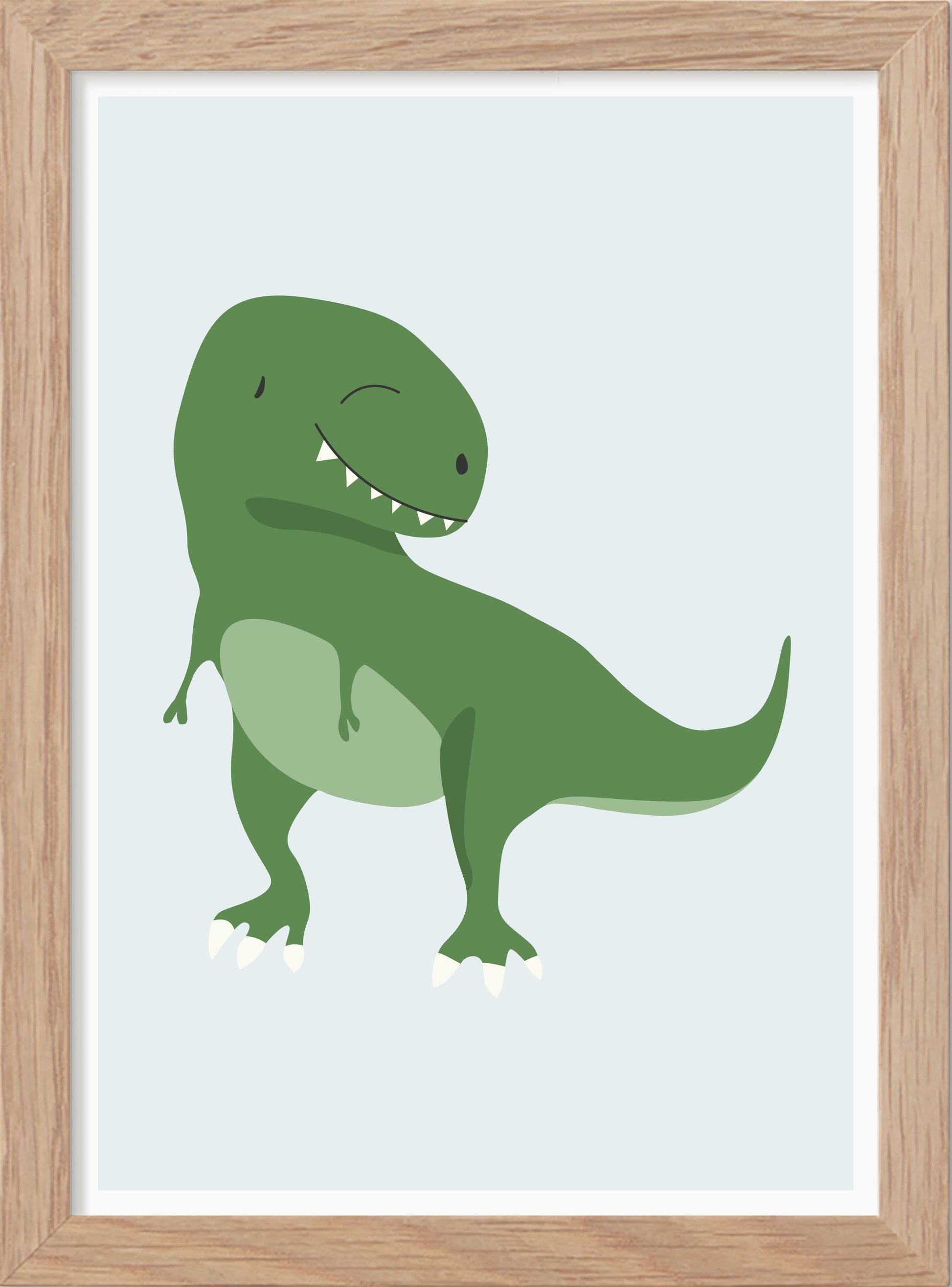 Dinosaurie Tyrannosaurus Rex - Mini print A5 - Kunskapstavlan